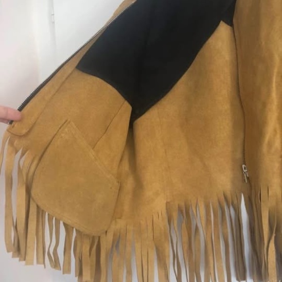 Leather jacket Sandro size 1=S - Picture 5 of 8